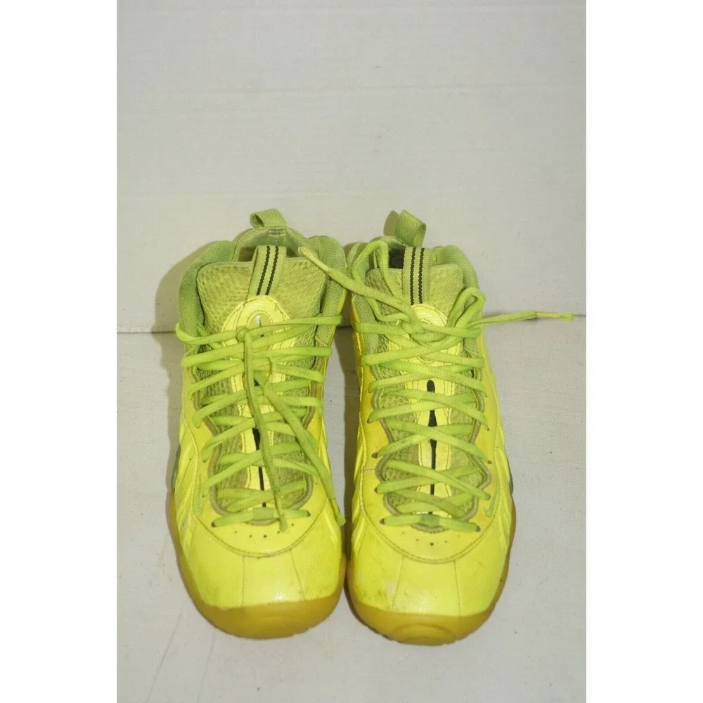 Nike Foamposite Pro Volt Lime Green Shoes GS Size 5y